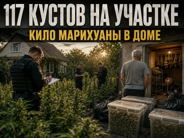 В Севастополе нашли 117 кустов конопли и почти 1 кг марихуаны