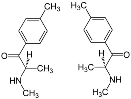 260px-(±)-Mephedrone_Enantiomers_Structural_Formulae.webp
