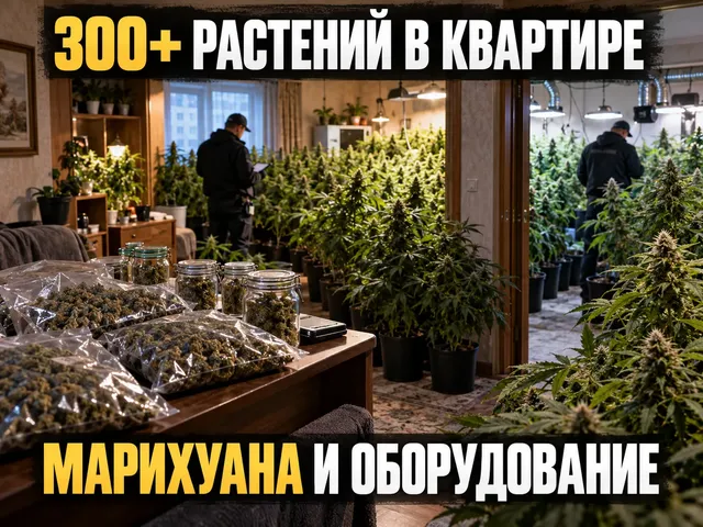 В Александрове нашли более 300 растений конопли в квартире