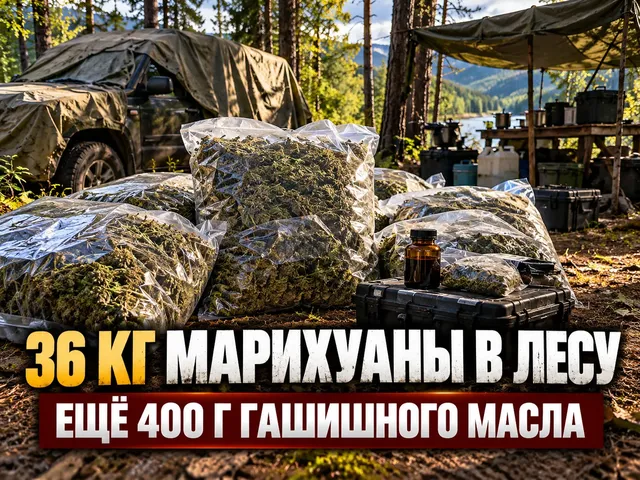 В Приамурье изъяли 36 кг марихуаны и 400 г гашишного масла
