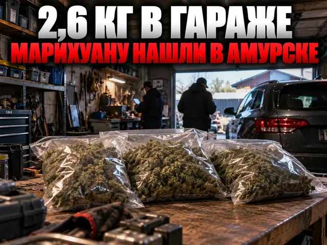В Амурске у мужчины нашли более 2,6 кг марихуаны в гараже