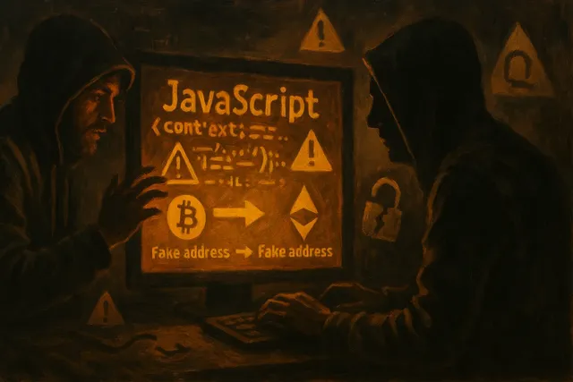 Хакеры атаковали JavaScript: подмена криптокошельков