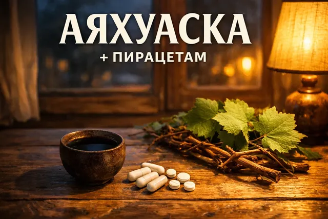 Аяхуаска и пирацетам - сочетание, эффекты и риски