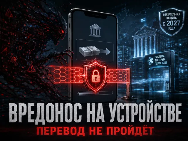 Банки начнут блокировать переводы при вредоносном ПО с марта 2027 года