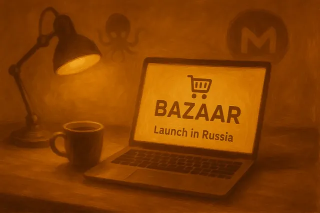 Bazaar стартует в России: конкуренция с Kraken и Mega