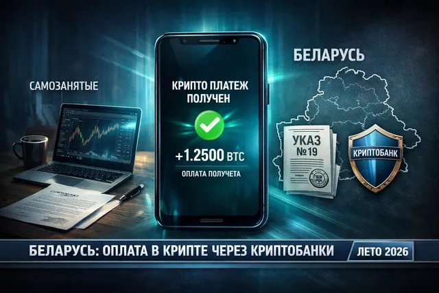 Беларусь легализует оплату в крипте для самозанятых через криптобанки