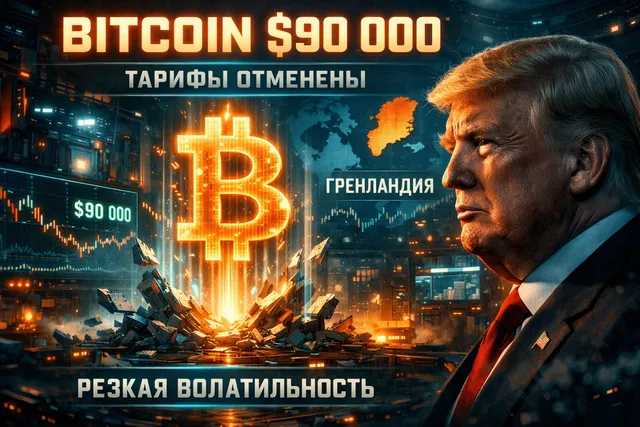 Трамп отменил тарифы против ЕС - биткоин вернулся к $90 тыс.