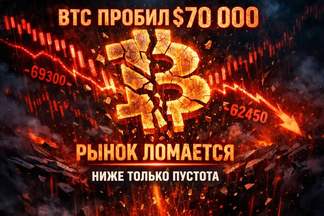 Биткоин опустился ниже $70 000 на фоне продолжающейся распродажи