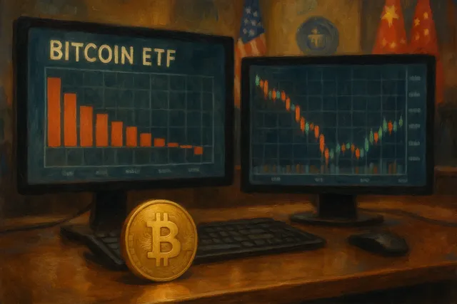 Биткоин-ETF потеряли $470 млн на фоне снижения ставок ФРС и переговоров Трампа