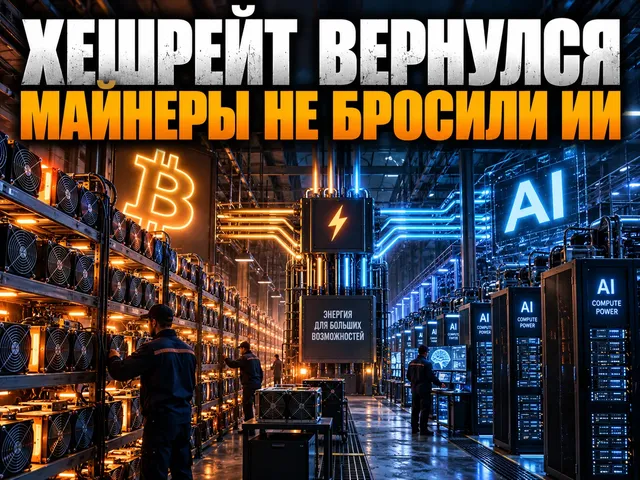 Хешрейт Bitcoin восстановился, но майнеры не бросили ИИ