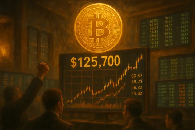 Bitcoin обновил рекорд $125 700 на фоне оттока BTC с бирж