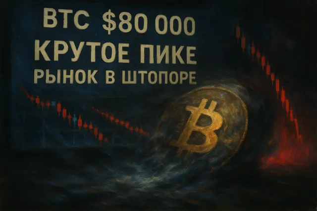 Почему биткоин рухнул до $80 000 и что ждёт рынок в ближайшие недели