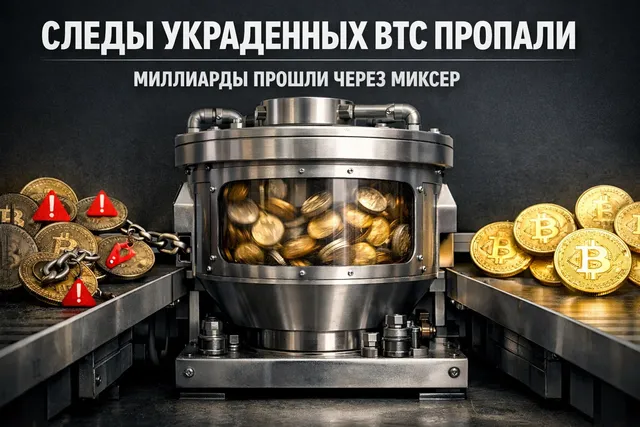 Следы украденных биткоинов исчезли в миксерах