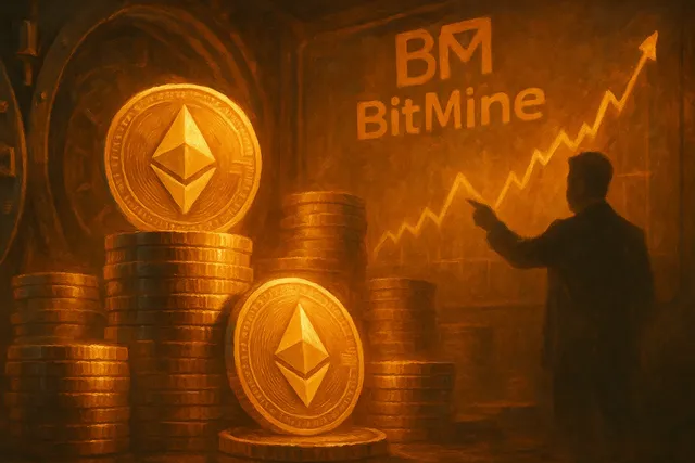 BitMine купила 153 000 ETH и увеличила резервы до 1,86 млн