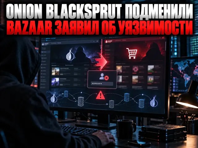 Bazaar перехватил onion-адрес BlackSprut: что известно об инциденте