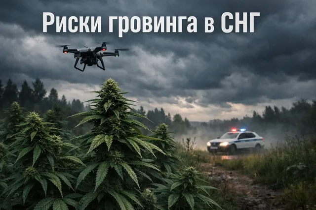 Риски при выращивании каннабиса в СНГ