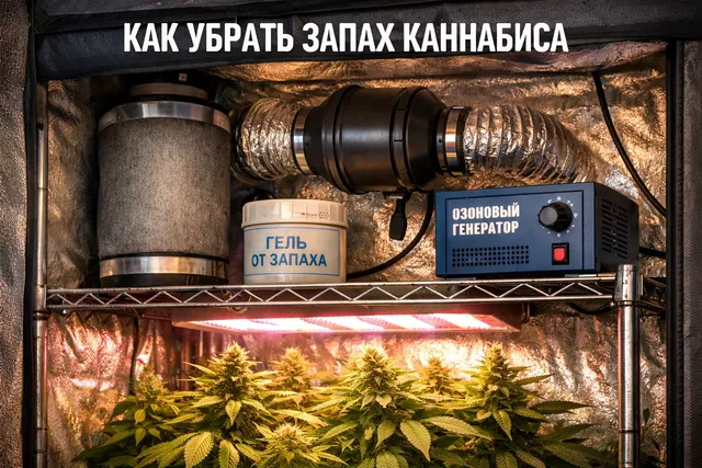 Как убрать запах каннабиса: фильтры, озонаторы, нейтрализаторы