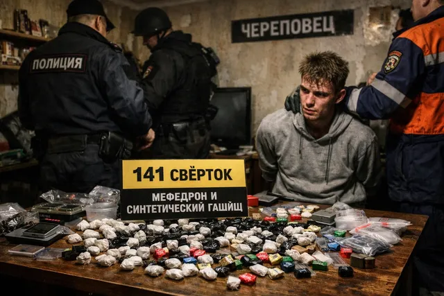 В Череповце полиция задержала наркозакладчика с 141 свёртком