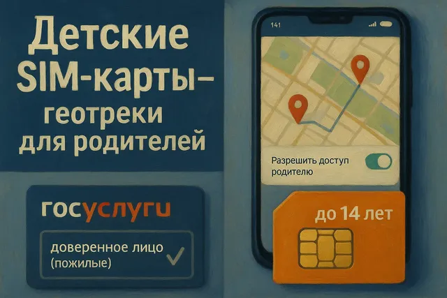 В России вводят детские SIM-карты с геотреками для родителей