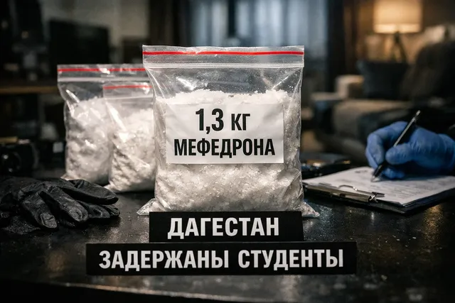 В Дагестане задержали студентов колледжа с 1,3 кг мефедрона