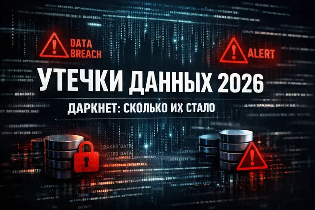 Статистика утечек данных на даркнете в 2026 году
