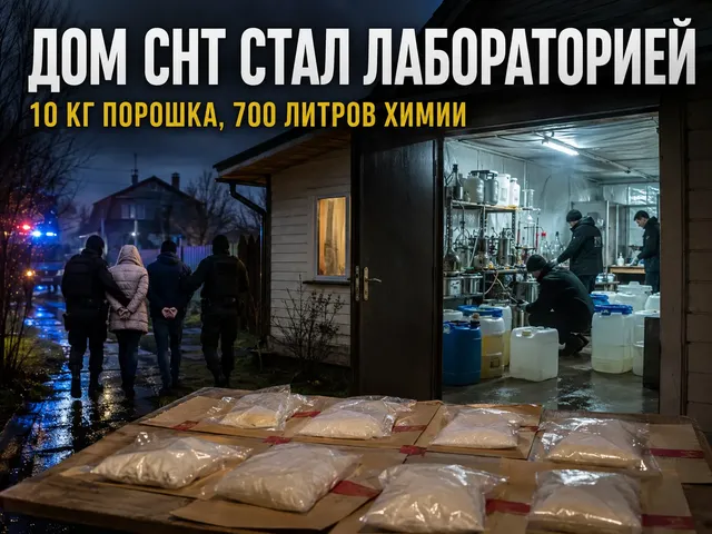 Нарколаборатория в Дедовске: задержаны двое уроженцев Ростова