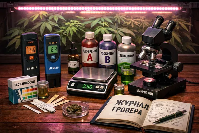 Настольная лаборатория гровера: приборы и тесты