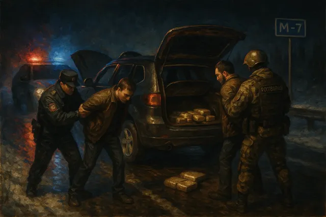 В Чувашии задержали курьеров с 40 кг гашиша и мефедрона