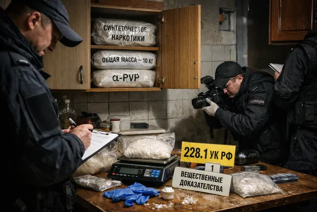 В Егорьевске задержали кладмена с 10 кг синтетических наркотиков