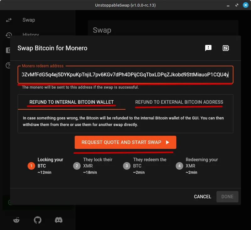 Интерфейс EigenWallet: кросс-платформенный и non-custodial