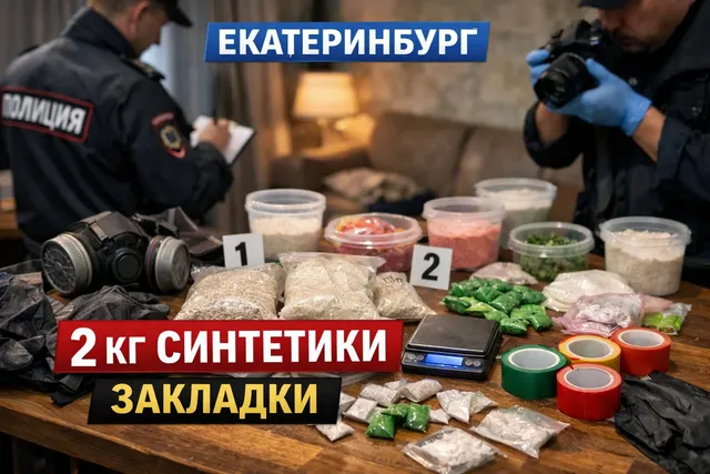 В Екатеринбурге изъято более 2 кг синтетических наркотиков