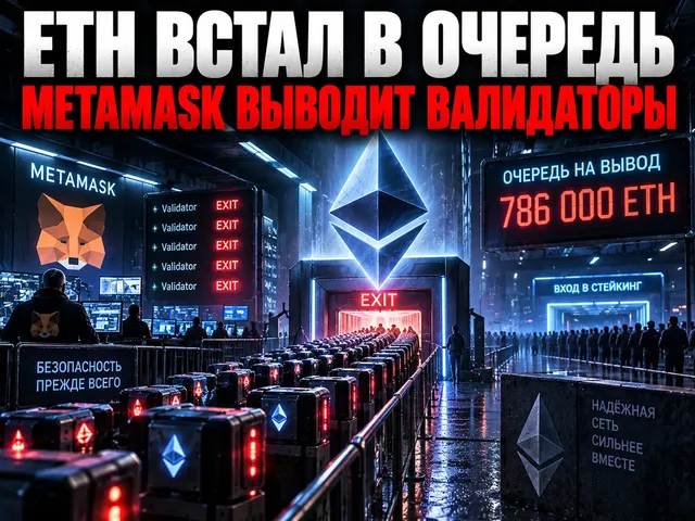 Ethereum: очередь на выход из стейкинга выросла после сбоя MetaMask