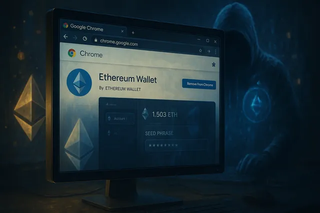 Фальшивое расширение Ethereum в Chrome крадет сид-фразы пользователей