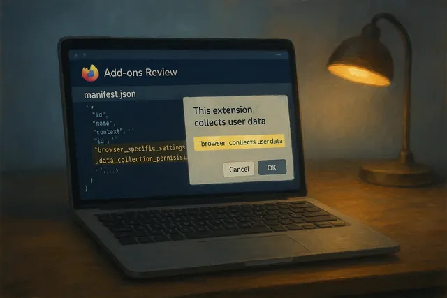 Firefox требует раскрытия сбора данных в расширениях с 3 ноября 2025