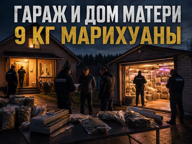 Наркоферма в Дулово: 9 кг марихуаны нашли в гараже и доме