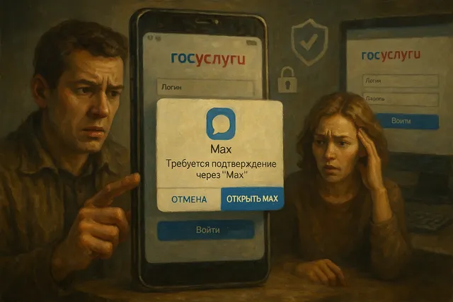 «Госуслуги» требуют подтверждать вход через Мах у части пользователей