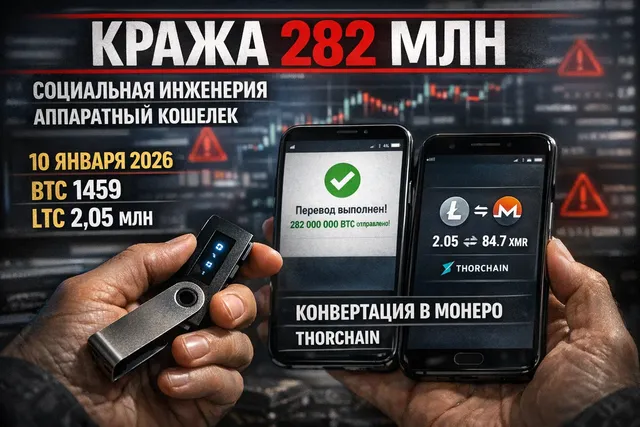 Кража $282 млн через социнженерию: как обманули владельца кошелька