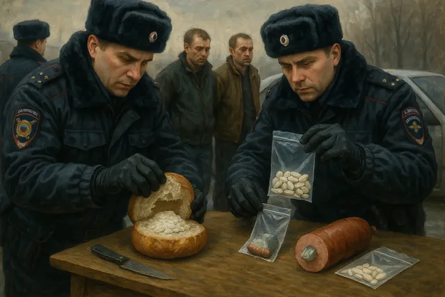 В Барнауле изъяли героин и метадон, спрятанные в хлебе и колбасе