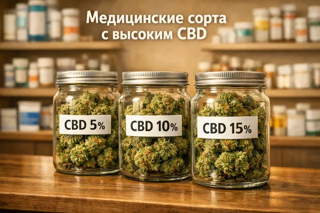 Медицинские сорта каннабиса с высоким содержанием CBD