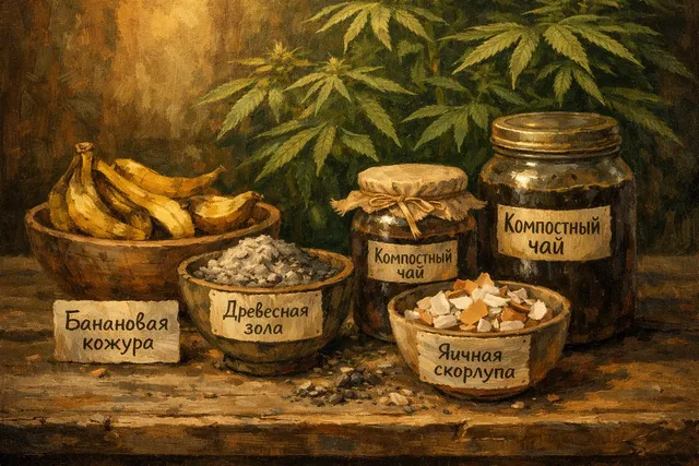 Натуральные подкормки для каннабиса в домашних условиях