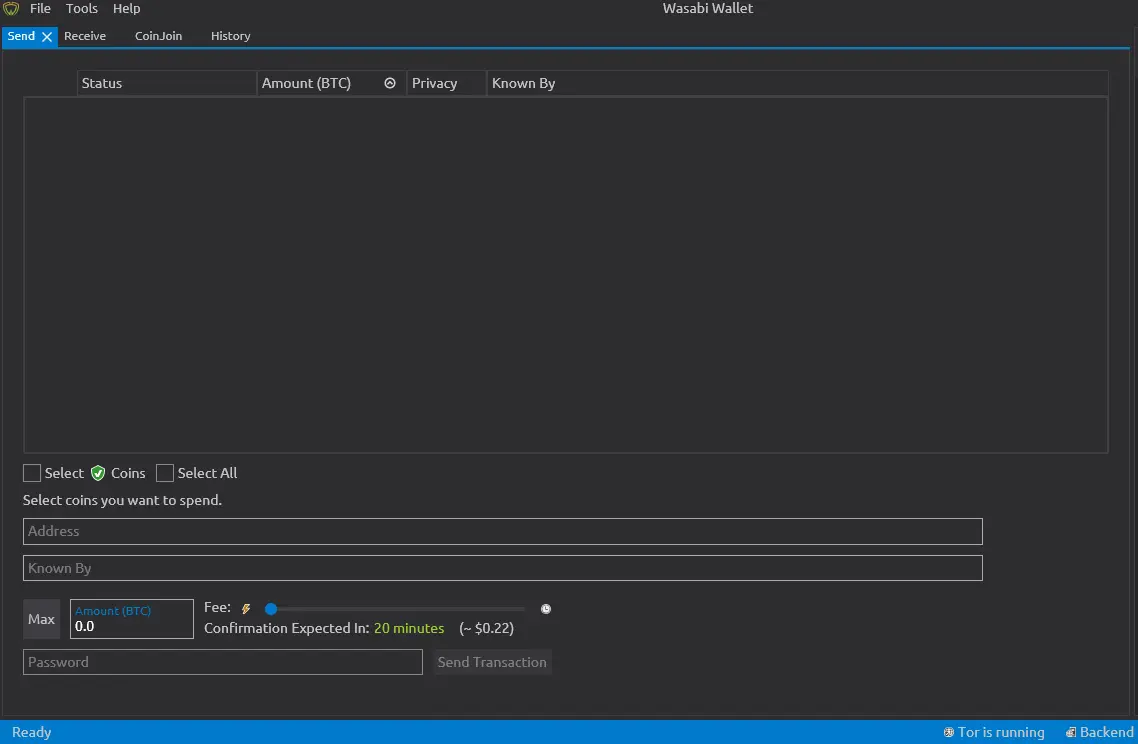 Hydra Wasabi Wallet.webp