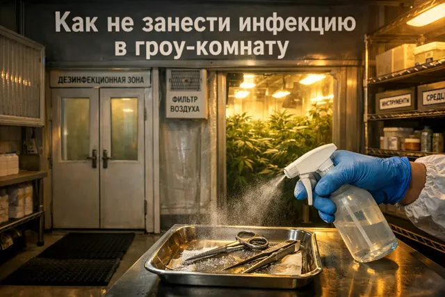 Как не занести инфекцию в гроу-комнату