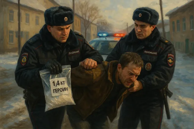 В Еврейской АО задержан мужчина с 1,4 кг героина