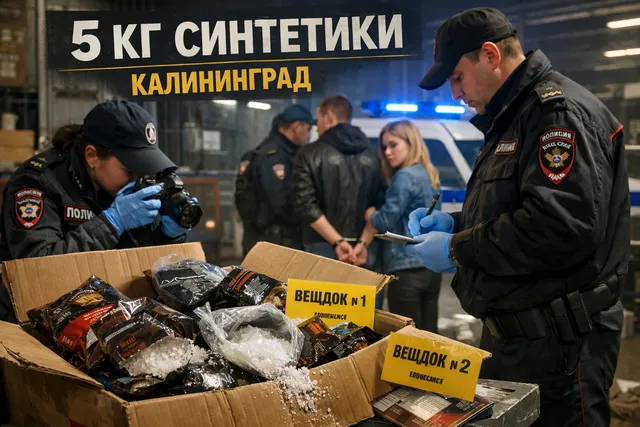 В Калининграде задержали пару при попытке получить 5 кг «соли»