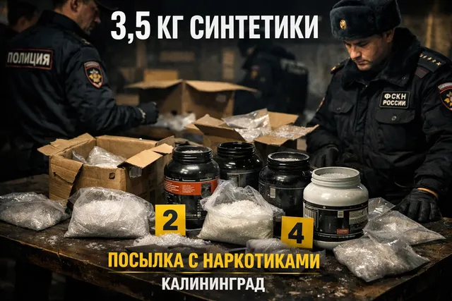 В Калининградской области задержали получателя посылки с 3,5 кг «соли»