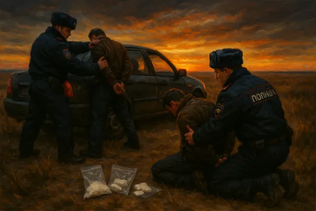 В Калмыкии задержаны два наркокурьера с 213 г мефедрона