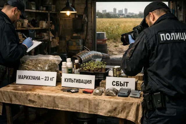 В Калуге под суд пойдёт наркоделец с 23 кг марихуаны