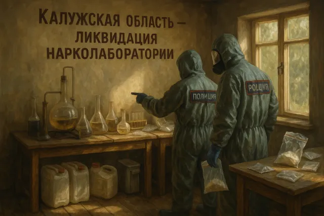 В Калужской области ликвидировали подпольную нарколабораторию