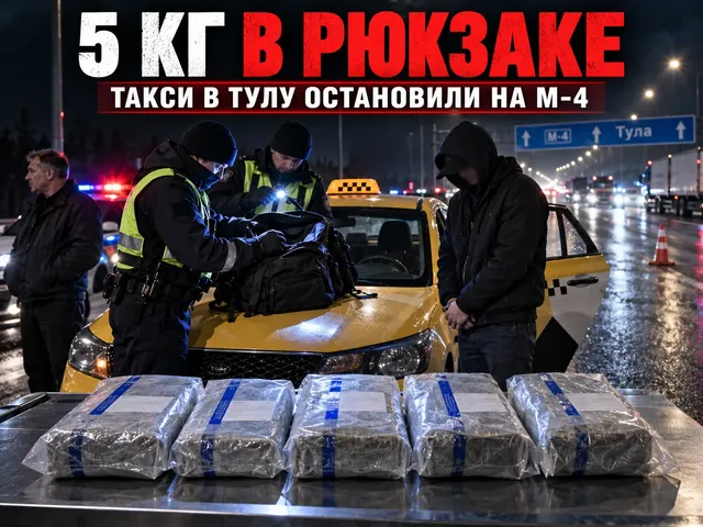 Кашира: в такси нашли свыше 5 кг вещества, часть - N-метилэфедрон