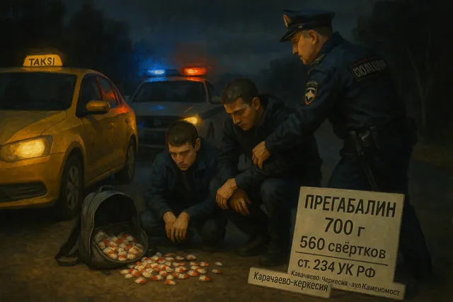 КЧР: задержаны двое сибиряков с 700 г прегабалина